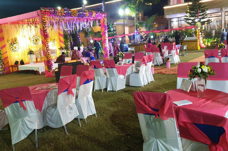Budget Destination Wedding Setup at Corbett Jungle Treasure Resort