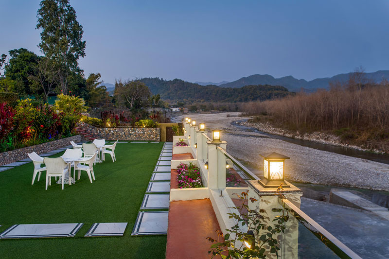 Spacious Garden Lawn for Events and Weddings in Jim Corbett