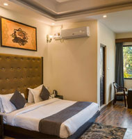 Deluxe Room with Private Deck at Corbett Jungle Treasure Resort in Jim Corbett